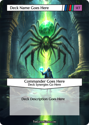 Spider Pounce ECKOcard After Card Personalization Options