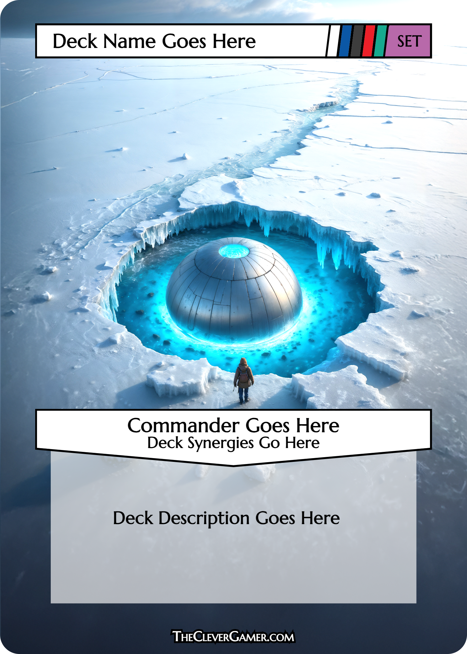 The Sphere In The Ice ECKOcard Example Card Personalization