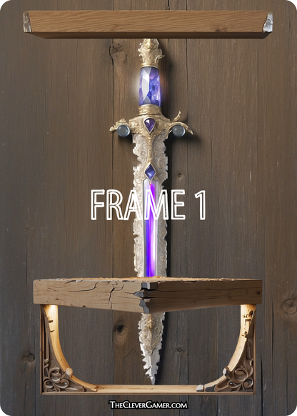 The Damaged Sword ECKOcard™ for Artifact Magic The Gathering Commander Decks