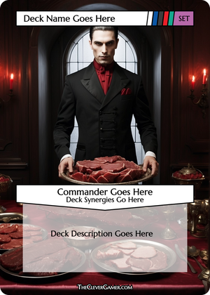 Vampire Dinner Party themed EDH Smartcard Card Personalization