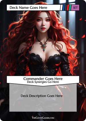 Voluptuous Vampire EDH Smartcard Card Customization