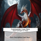 White Dragon EDH Smartcard Card Personalization Options